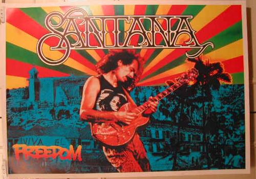 Santana - 61x86 cm - AFFICHE / POSTER État correct - N/A reconditionné disponible sur Fnac