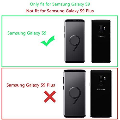 MASCHERI Verre Trempé pour Samsung Galaxy S9, [3D Couverture Complète] [Résistant aux Rayures][Cadre de positionnement ] Film Protection écran - Noir