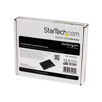 StarTech.fr Adaptateur pour deux disques SSD M.2 vers SATA dans