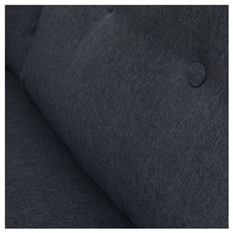 Canapé Dangle Convertible Wade 3 Places Gris Chiné