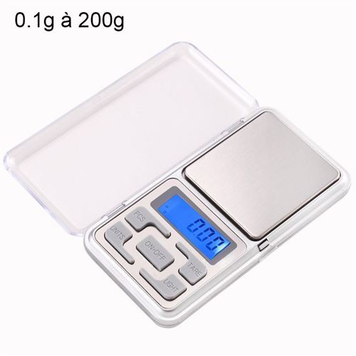 Mini balance digitale haute précision balance de cuisine de poche 0.1g à 200g - YONIS
