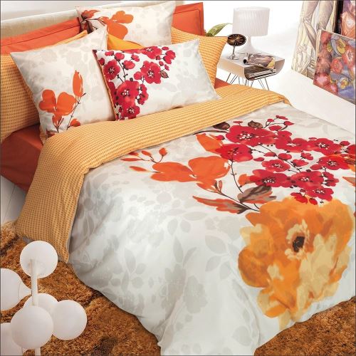 Housse De Couette Blossom Ambre 200x200 Garnier-Thiebaut