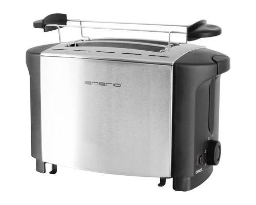 Emerio to-108275.1 grille-pain inox noir