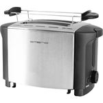 Emerio to-108275.1 grille-pain inox noir