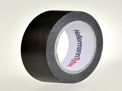 Hellermann Tyton htape-flex15 – 15 x 10 intérieur et extérieur 10 m PVC Noir Ruban adhésif