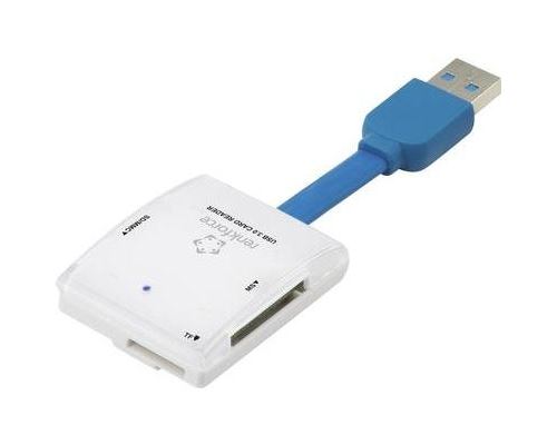 Lecteur de carte mémoire externe renkforce lecteur de carte cr26e usb 3.0 blanc g-c3324
