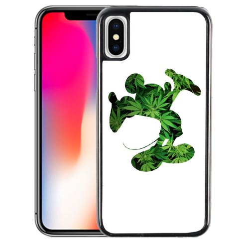Coque pour iPhone XS mickey weed