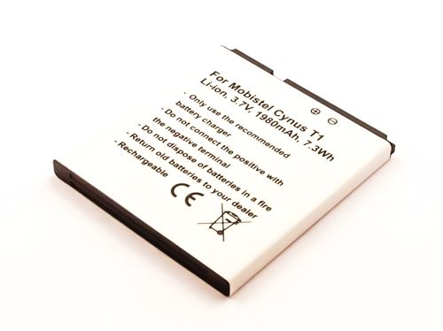 Battery Mobistel Cynus T1, Li-ion, 3,7V, 1980mAh, 7,3Wh