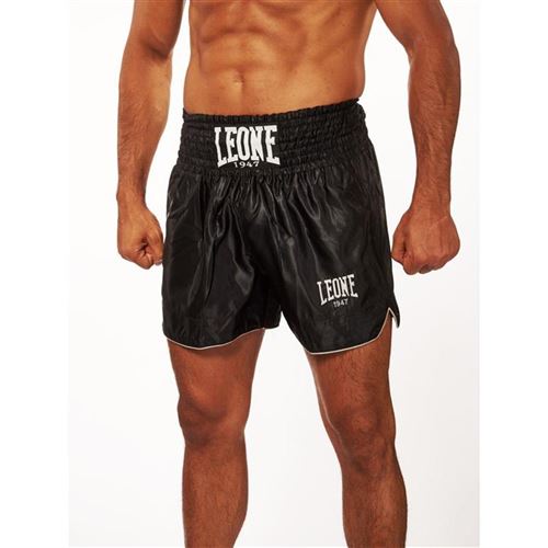 Short de boxe Leone basic-L-Noir