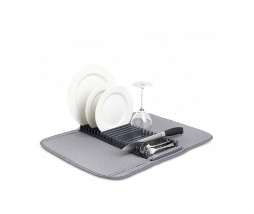 Égouttoir à Vaisselle Pliable Gris Udry