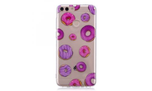 Coque souple motif donuts pour Huawei P-Smart