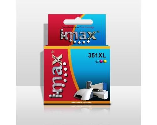 Cartouche d'encre imax cb338 nº351xl tricolore hp (14ml) série 4250 / d4200 / 6000 / j5730