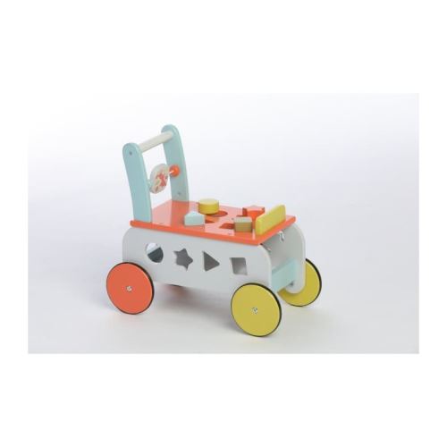 HANGZHOU TOYS - Trotteur avec activités - en bois