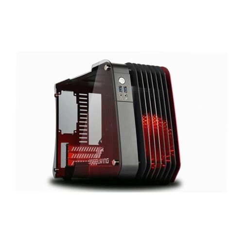 ENERMAX Boîtier micro-ATX aluminium - Rouge