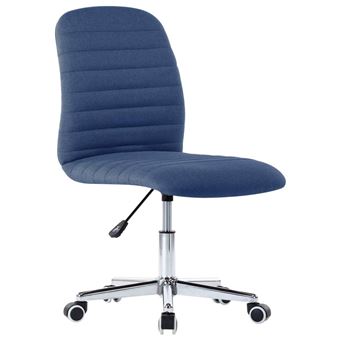 Chunhe Chaise Pivotante De Bureau Bleu Tissu Ab283593 Achat Prix Fnac
