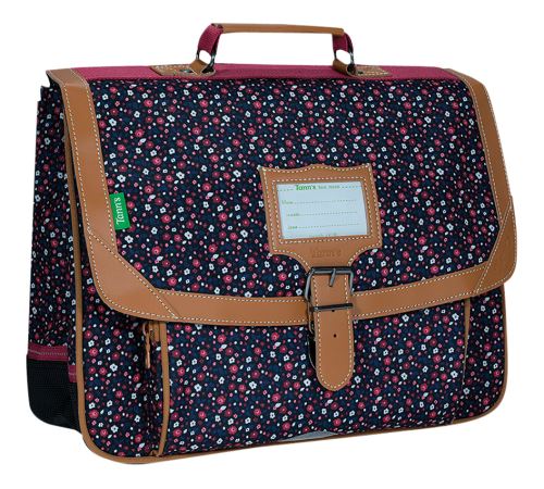 Cartable Tann's Bleu/Rose Les fantaisies Emma 38cm