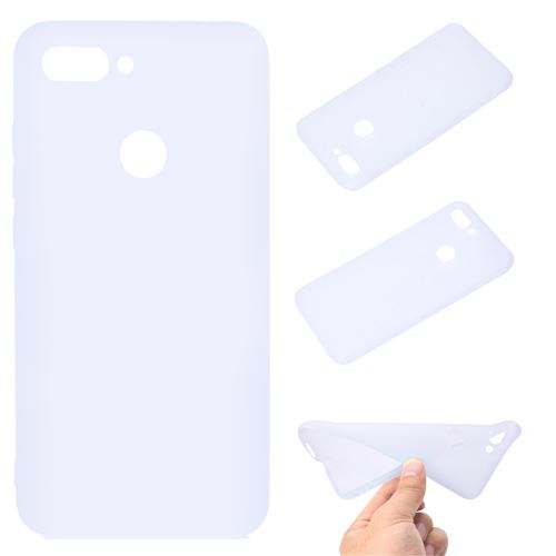 Coque en TPU givré souple blanc pour votre Xiaomi Mi 8 Lite/Mi 8 Youth (Mi 8X)