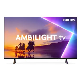 Philips 43PUS8500 - Classe de diagonale 43" TV LCD rétro-éclairée par LED - QLED - Smart TV - TITAN OS - 4K UHD (2160p) 3840 x 2160 - HDR - noir mat - 1