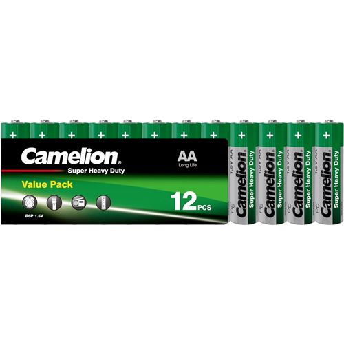 CAMELION Pack de 12 pile Super Heavy Duty LR6/AA/Mignon 1,5V