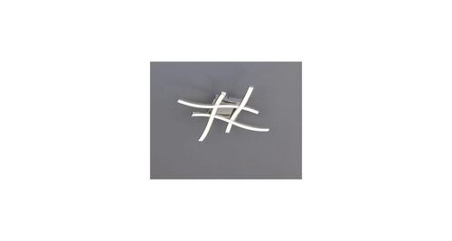 Plafonnier route nickel mat 4x5w smd led