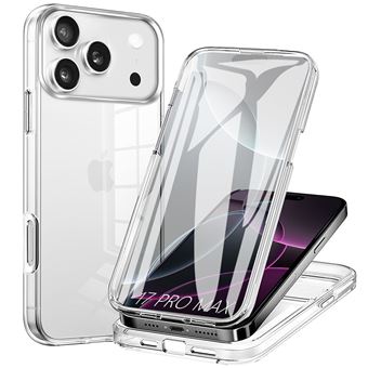 Coque Pare-choc Pour IPhone 17 Pro Max - Cadre Alu Et Coussins Antichoc - Multicolore