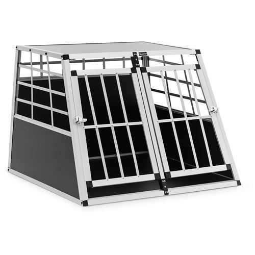 Comparer les prix de Wiesenfield Caisse de transport pour chien - Aluminium - Forme trapèze - 85 x 95 x 69 cm