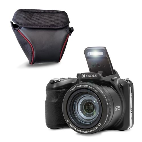 KODAK  Pixpro AZ425 Appareil Photo Bridge 20 MP avec Zoom Optique 42x + &Eacute;tui de Protection &middot; Vid&eacute;o Full HD 1080p, Grand Angle 24 mm, Stabilisateur, &Eacute;cran LCD 3 &middot;