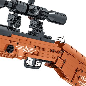 Technic Pistolet, Jeu de Construction de Fusil à Pompe avec Fonction de Pr  de Vue, Jouet Arme Militaire Compatible avec Lego, [973] - Cdiscount Jeux -  Jouets