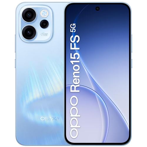 Smartphone Reno15 FS 5G 8Go 512Go Bleu aurore 6.57""AMOLED 7000mAh