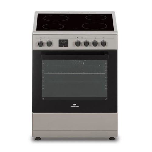 Non Communiqué Cuisiniere Vitrocéramique Continental Edison Cecv60fcs 4 Feu L58 8 P61 H83 Cm Silve