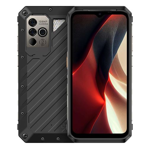 Smartphone 5G Ultra Résistant Avec Thermomètre 12GB+512GB Android 13 Caméra 108MP YONIS