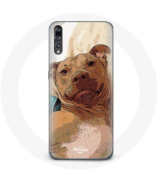 Coque pour Huawei P20 American Pit Bull Terrier Marron Maniacase