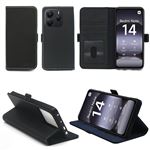 Housse Portefeuille Avizar Pour Redmi Note 14 Pro / 14 Pro Plus, Bleu Nuit - Neuf