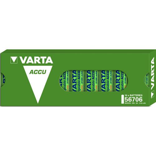 Varta - Pile rechargeable AA 2100 mAh boîte de 10
