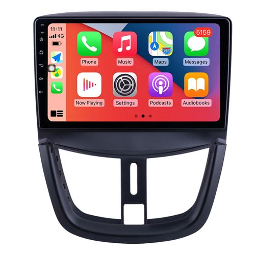 Autoradio CarPlay Multimédia RoverOne Android 2Go RAM 32Go ROM GPS pour Peugeot 207 2006 - 2015
