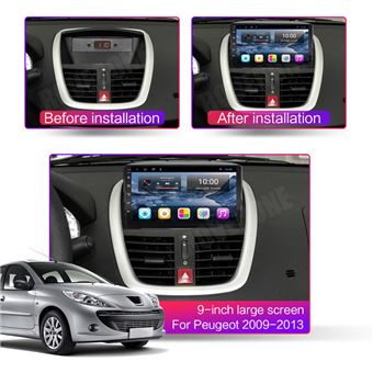 Autoradio Multimédia RoverOne Android 10 2Go RAM 32Go ROM GPS pour Peugeot  207 2006 - 2015 - Autoradio - Achat & prix