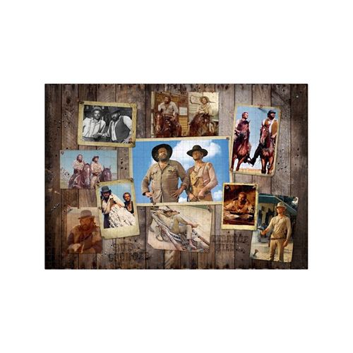 Puzzle Western Photo Wall 1000 Pièces - Bud Spencer & Terence Hill