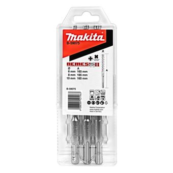 Coffret de 3 Forets SDS-Plus Nemesis II MAKITA - B-59075 - 1