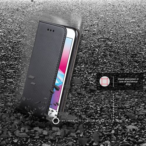 Kaki Copmob Coque iPhone 7 Plus/8 Plus,Flip Portefeuille Étui en Cuir, 3 Fentes Fonction de Support Fermeture magnétique ,Clapet Housse Etui à Rabat Cover Case pour iPhone 7 Plus/8 Plus 