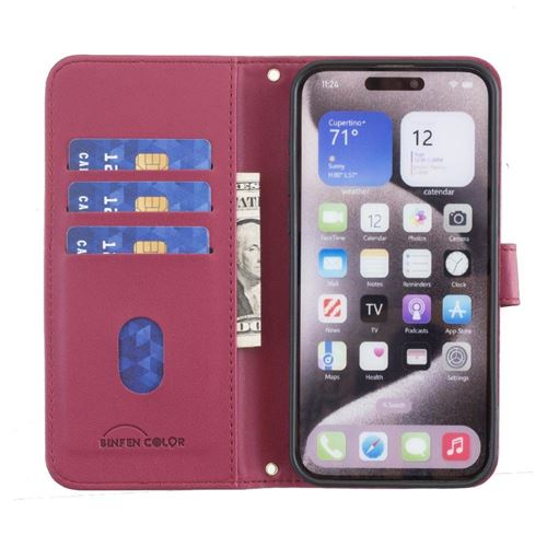 Coque Flip Bookstyle Pour Honor Magic6 Lite / X50 5G - Rouge - MTB More Energy