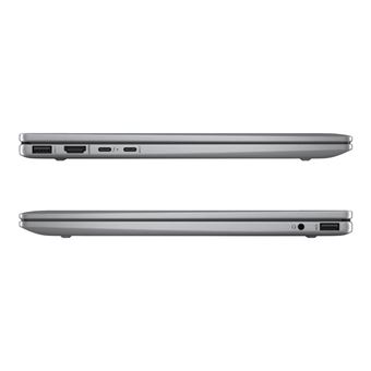 HP ENVY x360 Laptop 14-fc0750nz - Conception inclinable - Intel Core Ultra 7 - 155U / jusqu'à 4.8 GHz - Evo - Win 11 Home - Intel Graphics - 16 Go RAM - 1 To SSD NVMe - 14" OLED écran tactile 2880 x 1800 (2.8K) @ 120 Hz - Wi-Fi 6E, Bluetooth - argent m�