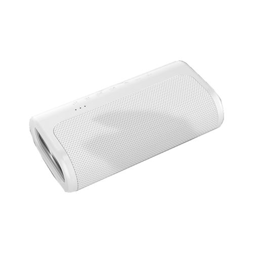 haut-parleur bluetooth V18 étanche à la poussière antichoc Blanc