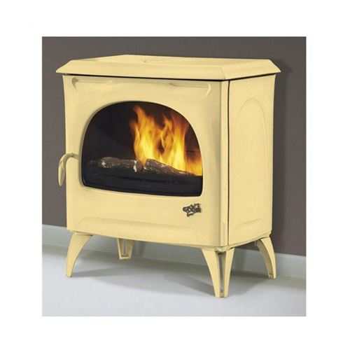Po&ecirc;le &agrave; bois fonte 10,5kw beige - 388113SAHARA - GODIN