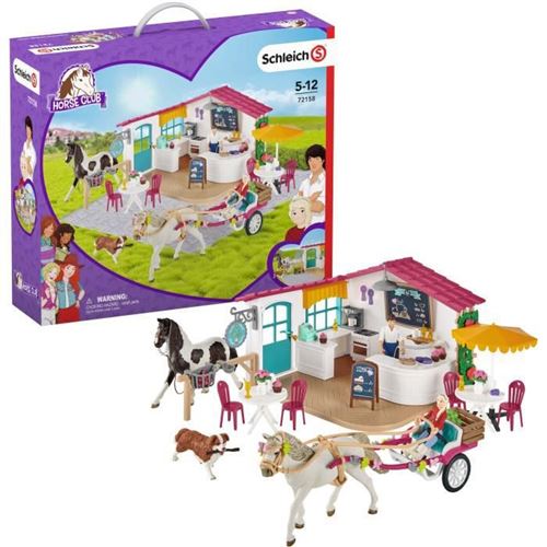SCHLEICH Promenade en caleche au Cafe des cavaliers