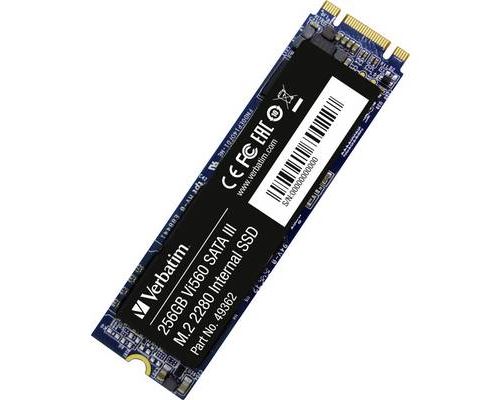 Verbatim Vi560 S3 - SSD - 256 GB - intern - M.2 2280 - SATA 6Gb/s