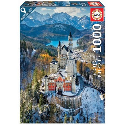 Educa - Puzzle - 1000 Earth From Above Neuschwanstein