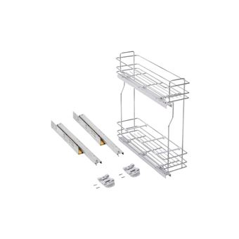 Porte-bouteilles latéral extractible avec fermeture amortie TitaneMax - 1