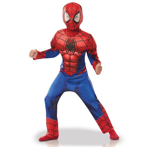 Déguisement Luxe Spiderman Série Animée Enfant 5/6 Ans Rouge R640841t56 5/6 ANS - R640841T56