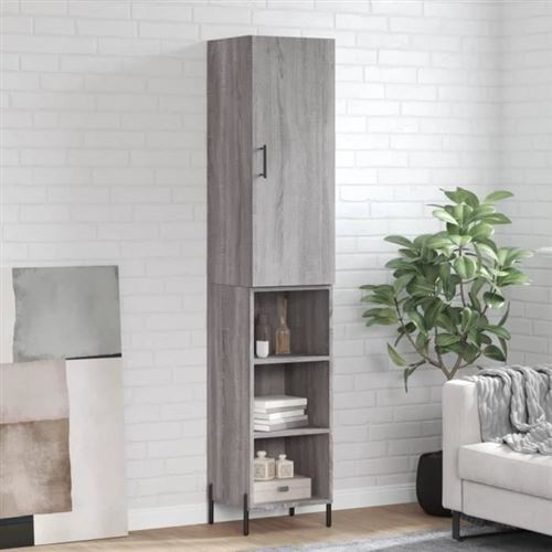 Vidaxl Gris Buffet Haut Sonoma - Image 3