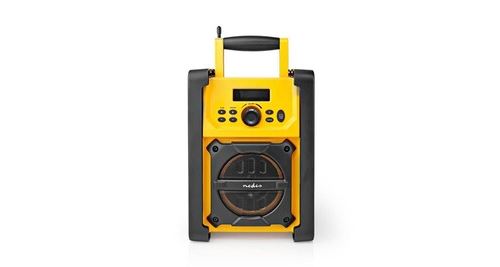 Non Communiqué Radio Fm De Chantier 15 W Bluetooth Ipx5 Poignée De Transport